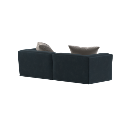 Savile Sofa — Compact Form with Wide Straight Armrests