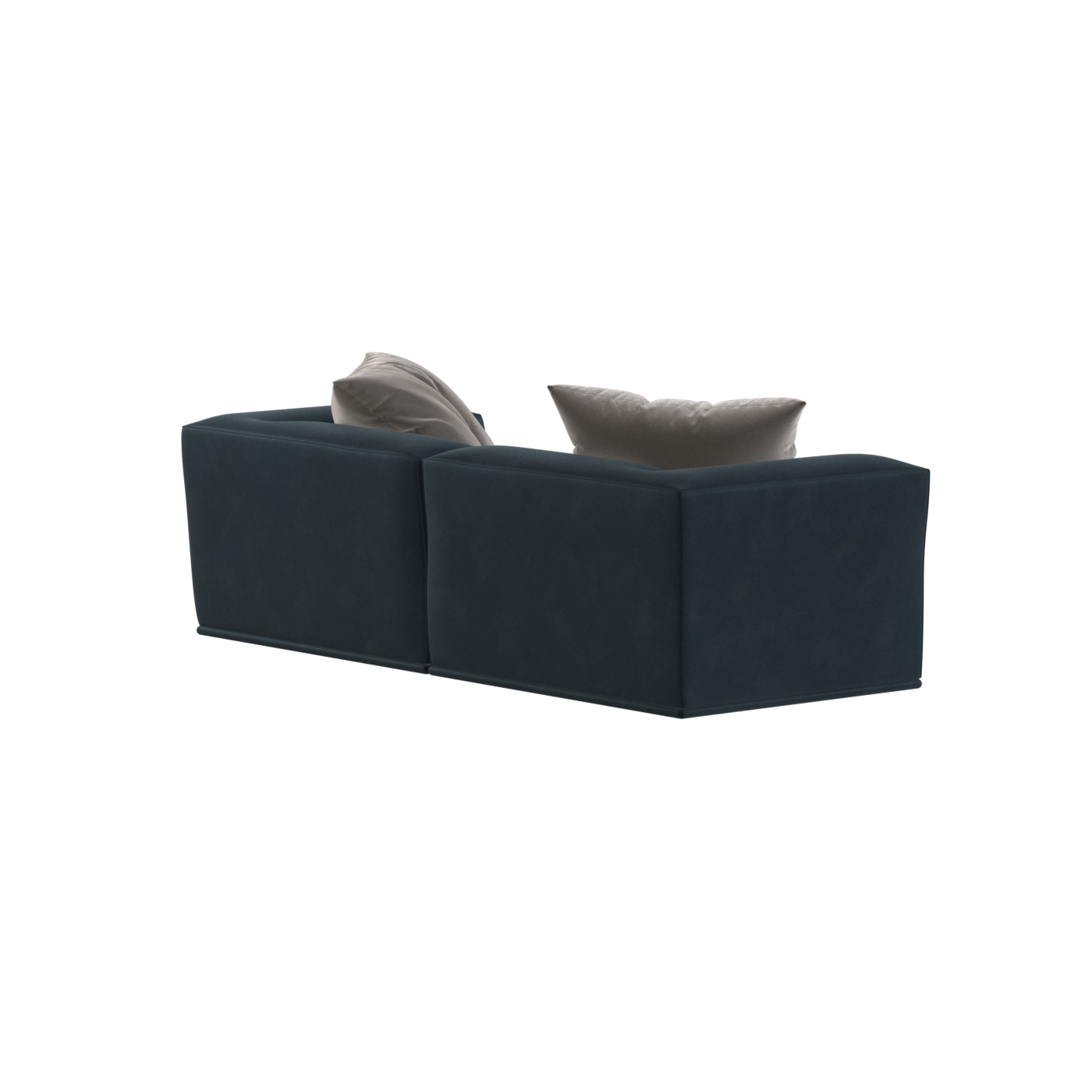 Savile Sofa — Compact Form with Wide Straight Armrests