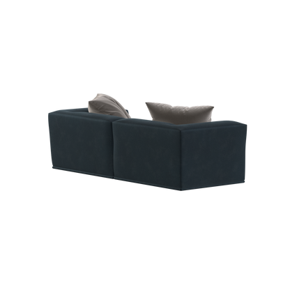 Savile Sofa — Compact Form with Wide Straight Armrests