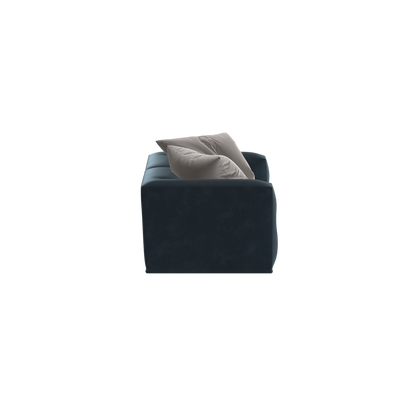 Savile Sofa — Compact Form with Wide Straight Armrests