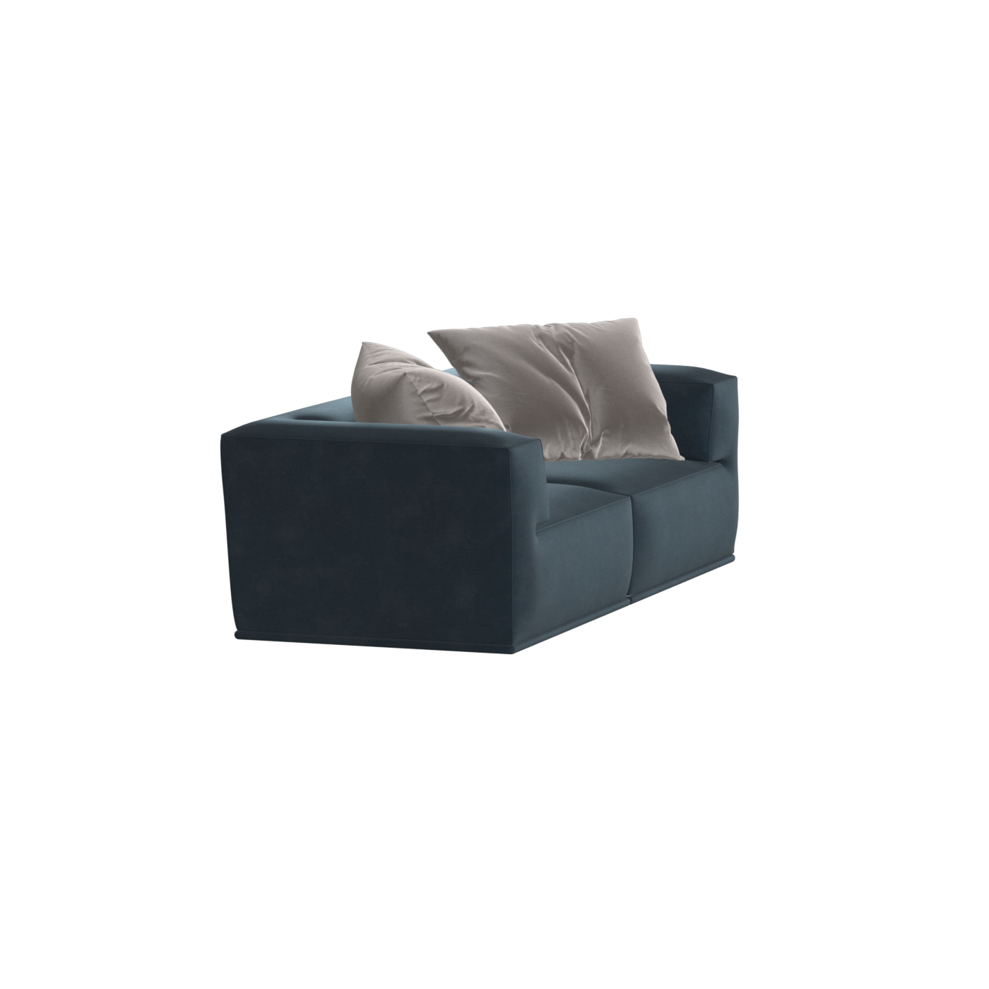 Savile Sofa — Compact Form with Wide Straight Armrests