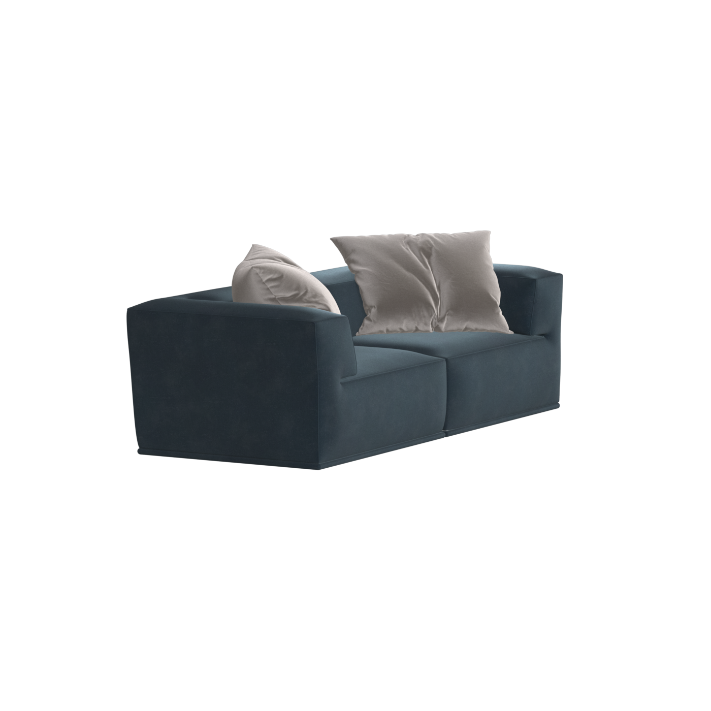 Savile Sofa — Compact Form with Wide Straight Armrests