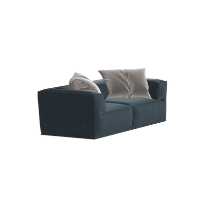 Savile Sofa — Compact Form with Wide Straight Armrests