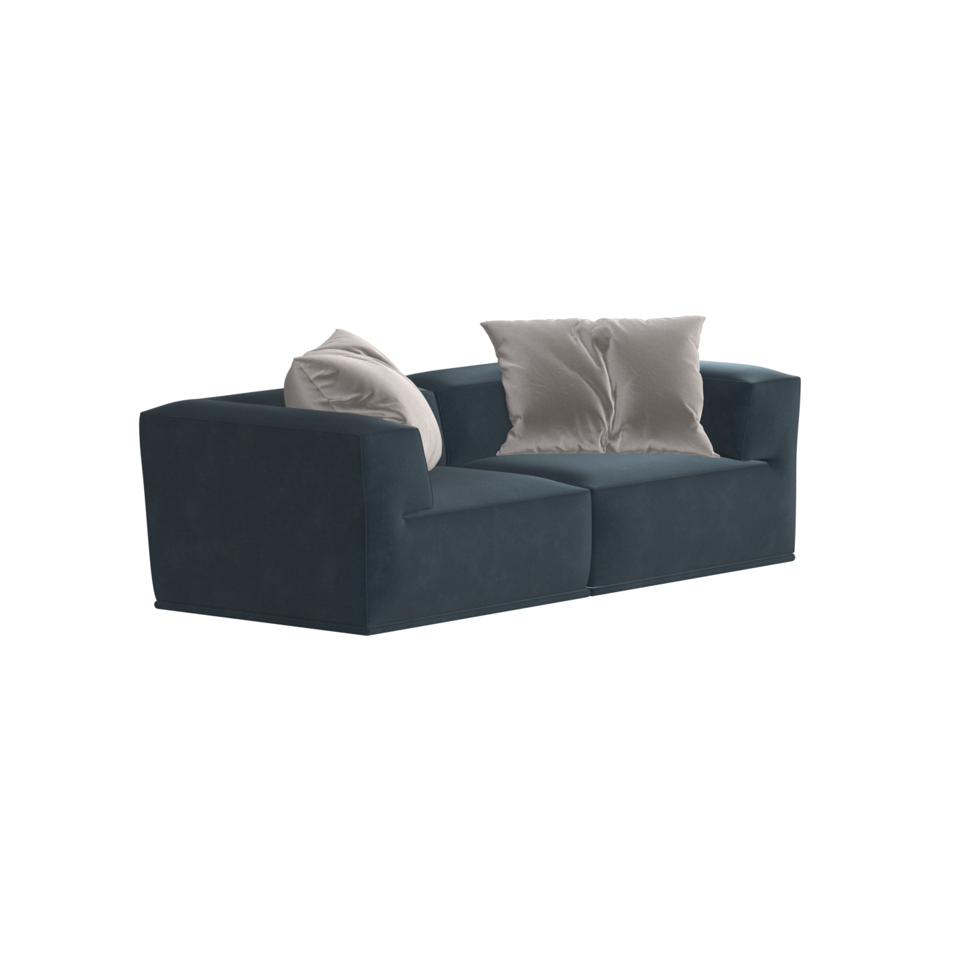Savile Sofa — Compact Form with Wide Straight Armrests