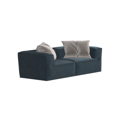 Savile Sofa — Compact Form with Wide Straight Armrests