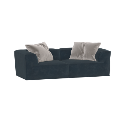 Savile Sofa — Compact Form with Wide Straight Armrests