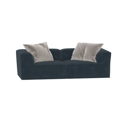 Savile Sofa — Compact Form with Wide Straight Armrests
