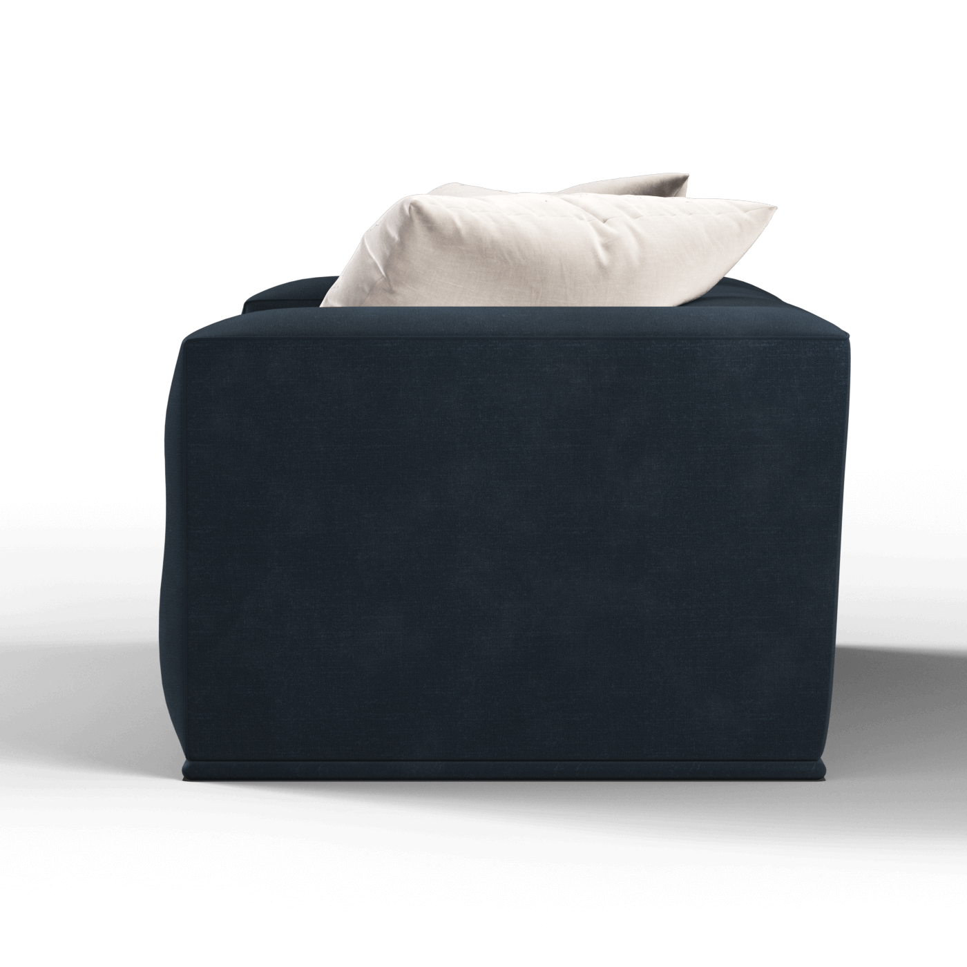 Savile Sofa — Compact Form with Wide Straight Armrests