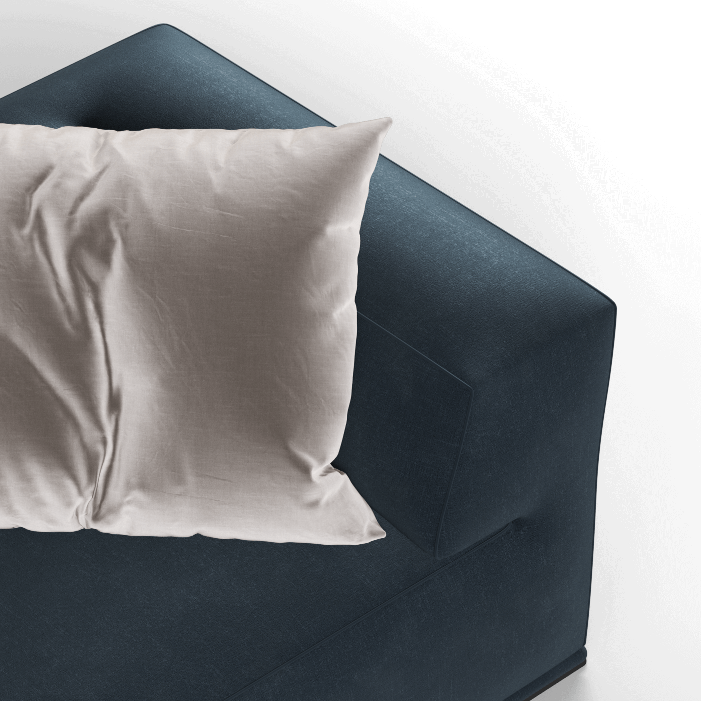Savile Sofa — Compact Form with Wide Straight Armrests