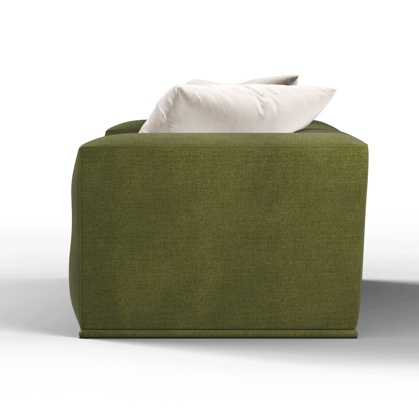 Savile Sofa — Compact Form with Wide Straight Armrests