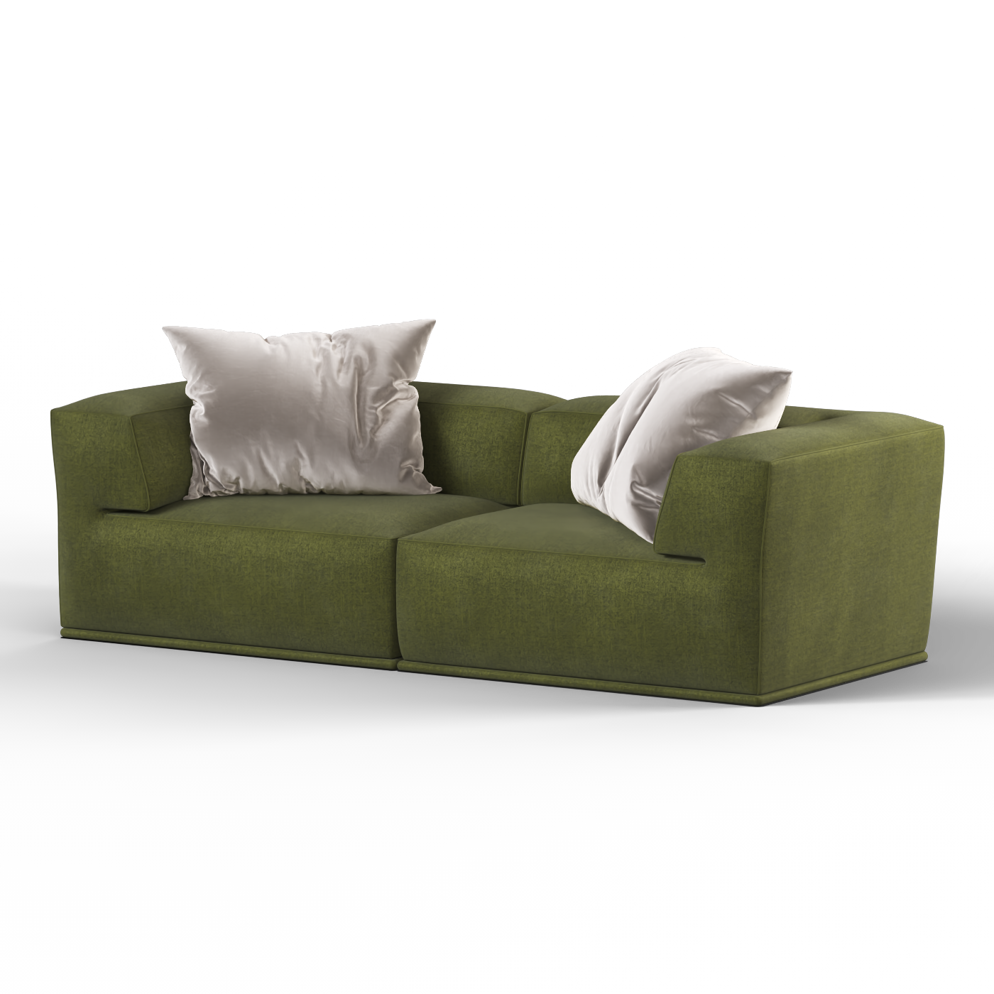 Savile Sofa — Compact Form with Wide Straight Armrests