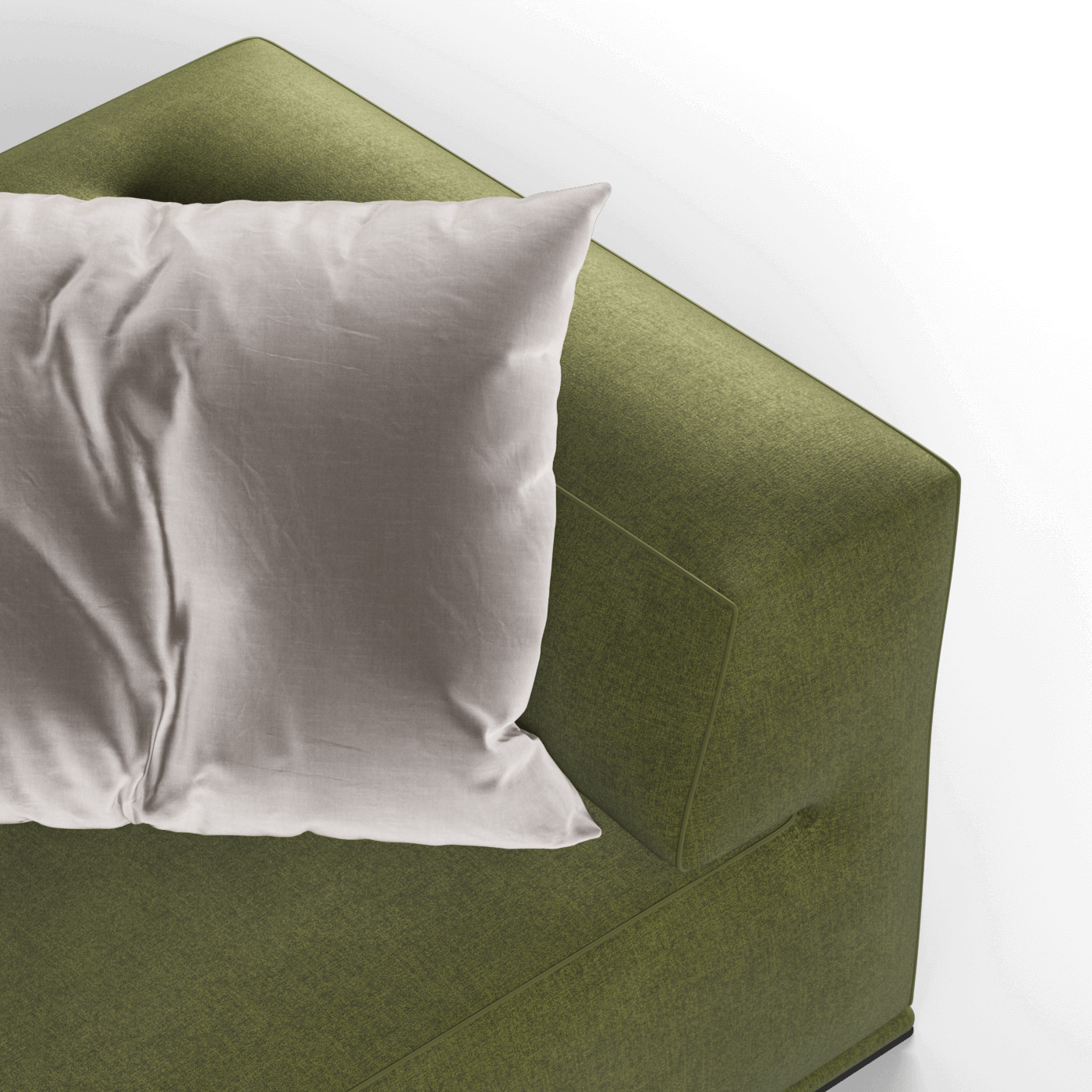 Savile Sofa — Compact Form with Wide Straight Armrests