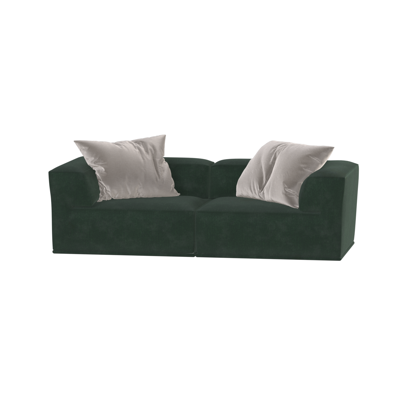 Savile Sofa — Compact Form with Wide Straight Armrests
