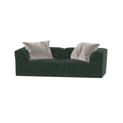 Savile Sofa — Compact Form with Wide Straight Armrests