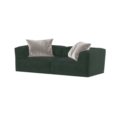 Savile Sofa — Compact Form with Wide Straight Armrests