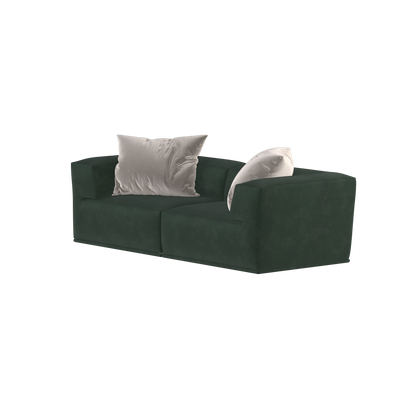 Savile Sofa — Compact Form with Wide Straight Armrests