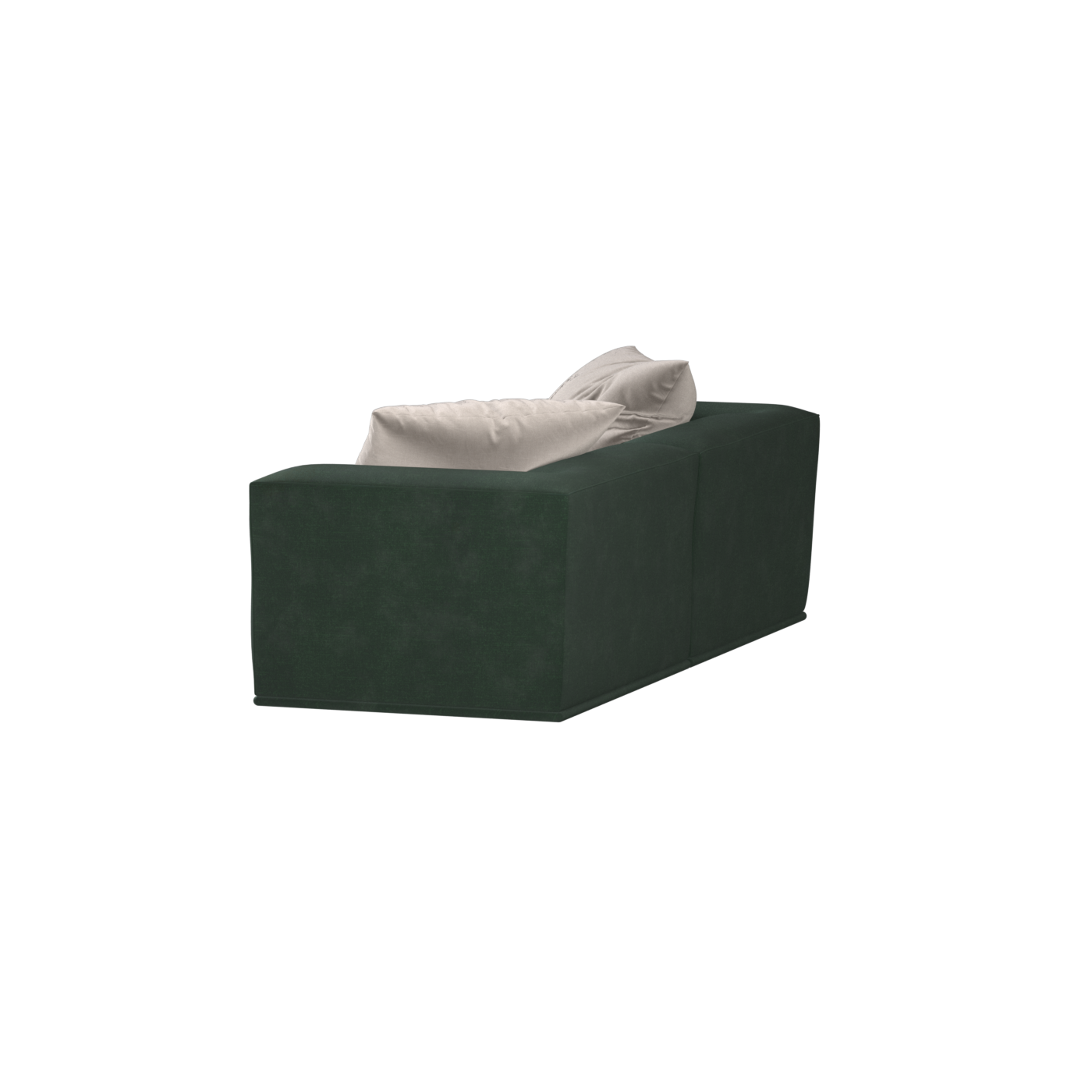 Savile Sofa — Compact Form with Wide Straight Armrests