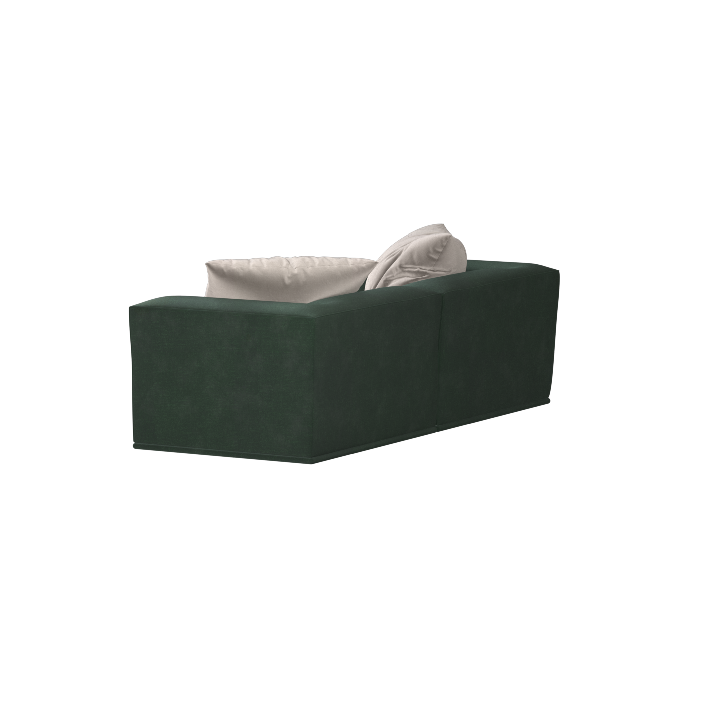 Savile Sofa — Compact Form with Wide Straight Armrests