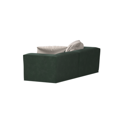 Savile Sofa — Compact Form with Wide Straight Armrests