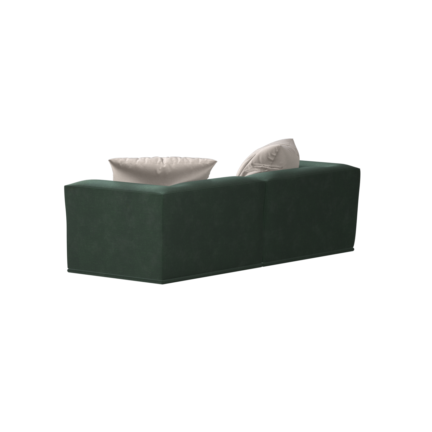 Savile Sofa — Compact Form with Wide Straight Armrests
