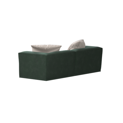 Savile Sofa — Compact Form with Wide Straight Armrests