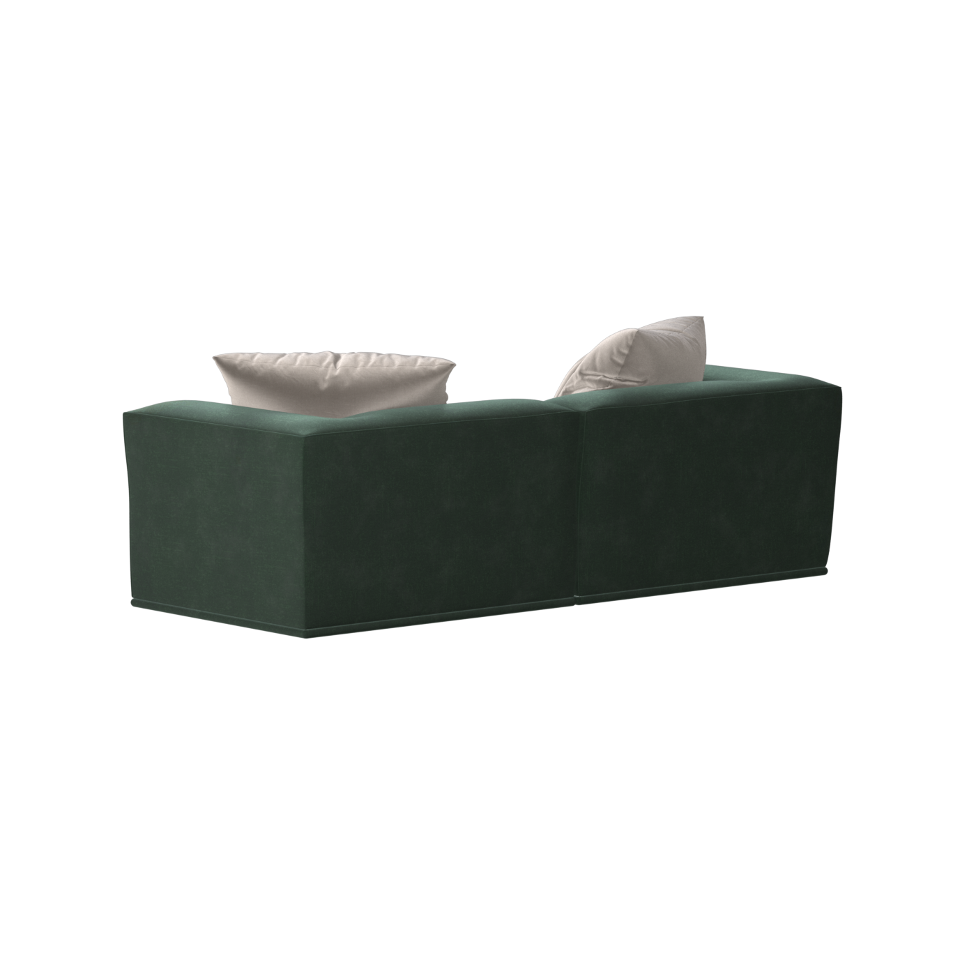 Savile Sofa — Compact Form with Wide Straight Armrests