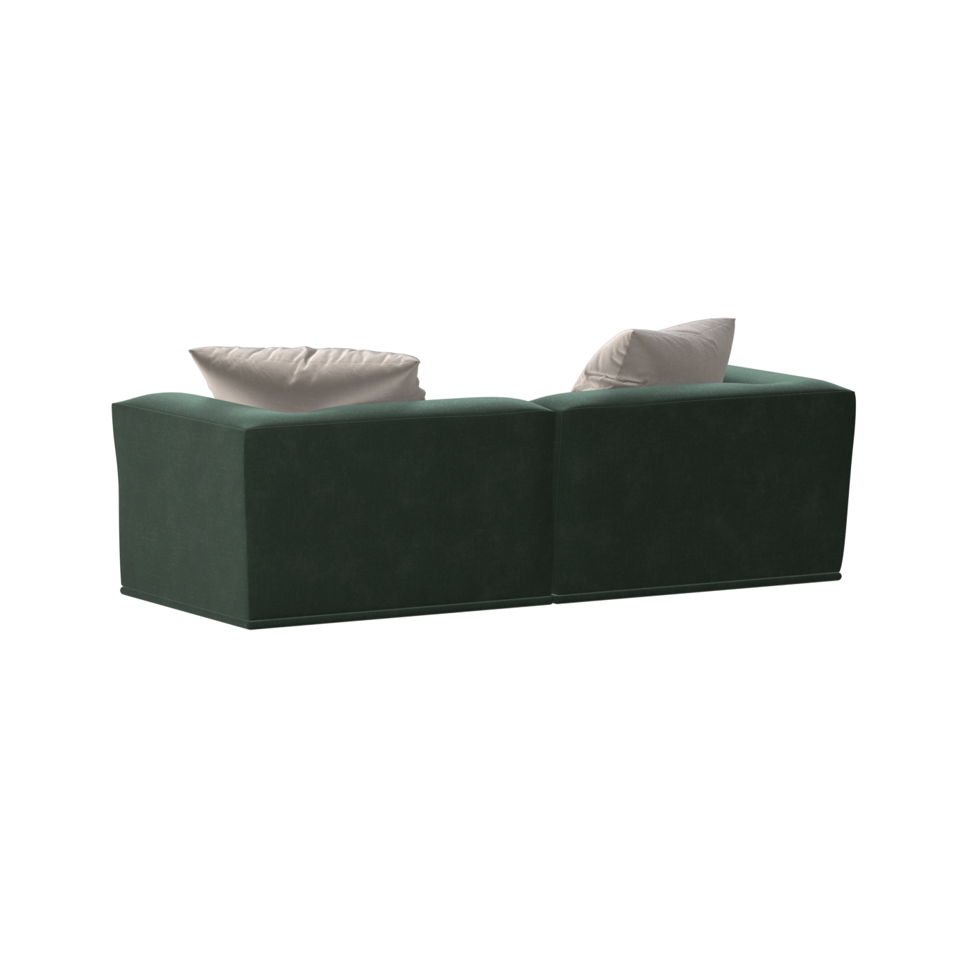 Savile Sofa — Compact Form with Wide Straight Armrests