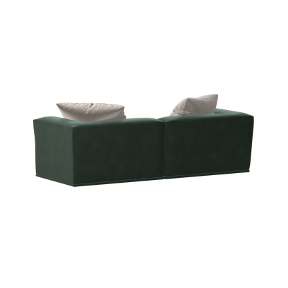 Savile Sofa — Compact Form with Wide Straight Armrests