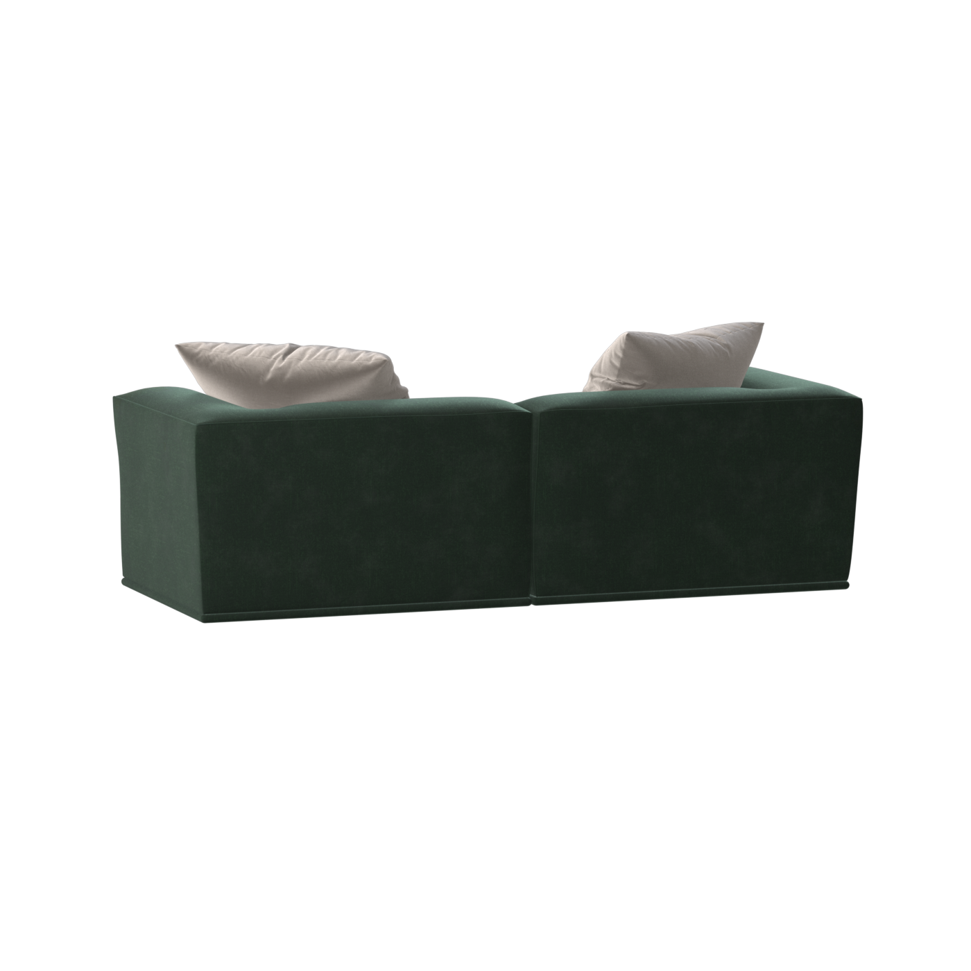 Savile Sofa — Compact Form with Wide Straight Armrests
