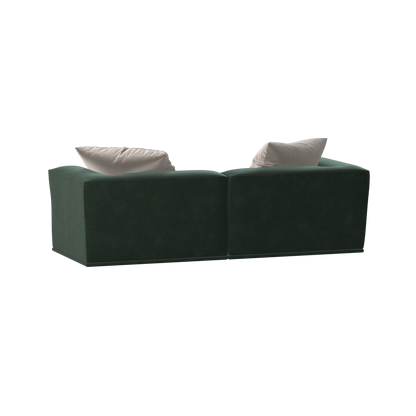 Savile Sofa — Compact Form with Wide Straight Armrests