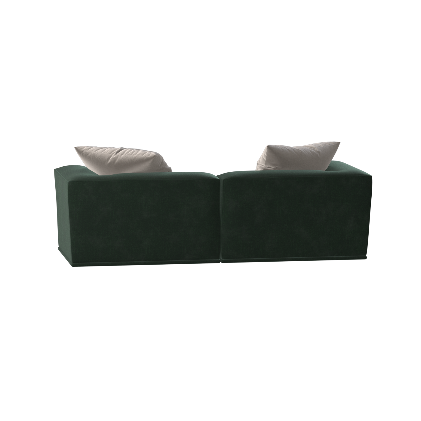 Savile Sofa — Compact Form with Wide Straight Armrests