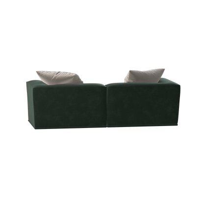 Savile Sofa — Compact Form with Wide Straight Armrests