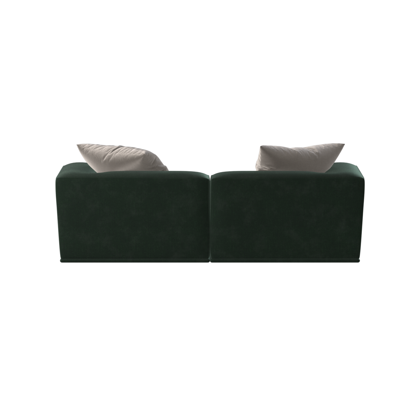 Savile Sofa — Compact Form with Wide Straight Armrests