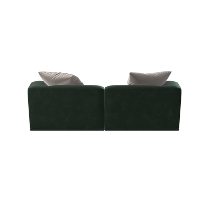 Savile Sofa — Compact Form with Wide Straight Armrests