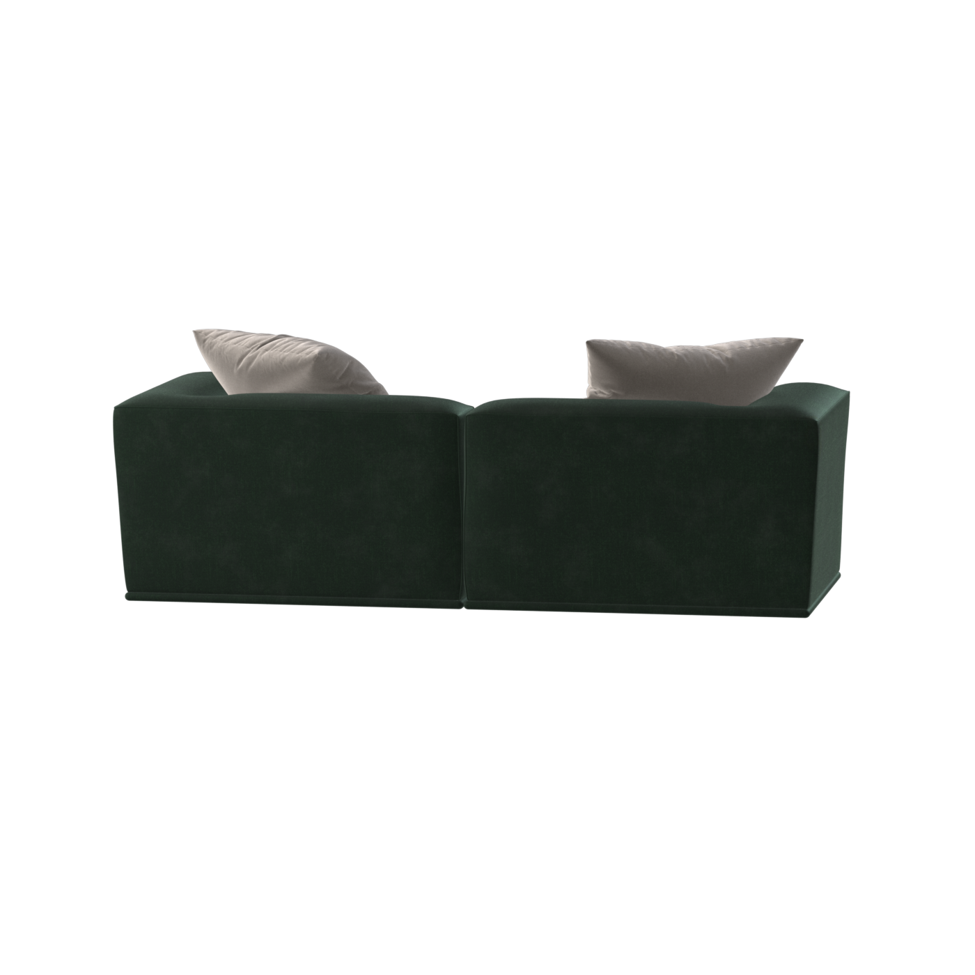 Savile Sofa — Compact Form with Wide Straight Armrests