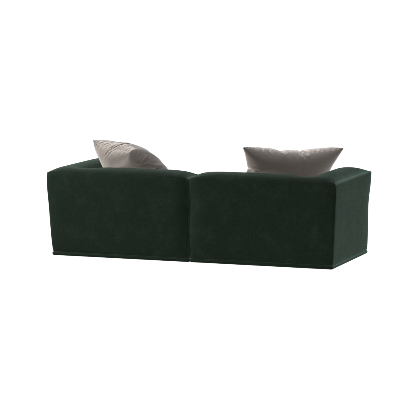 Savile Sofa — Compact Form with Wide Straight Armrests
