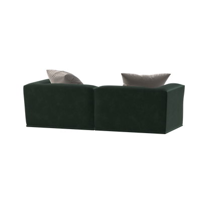 Savile Sofa — Compact Form with Wide Straight Armrests