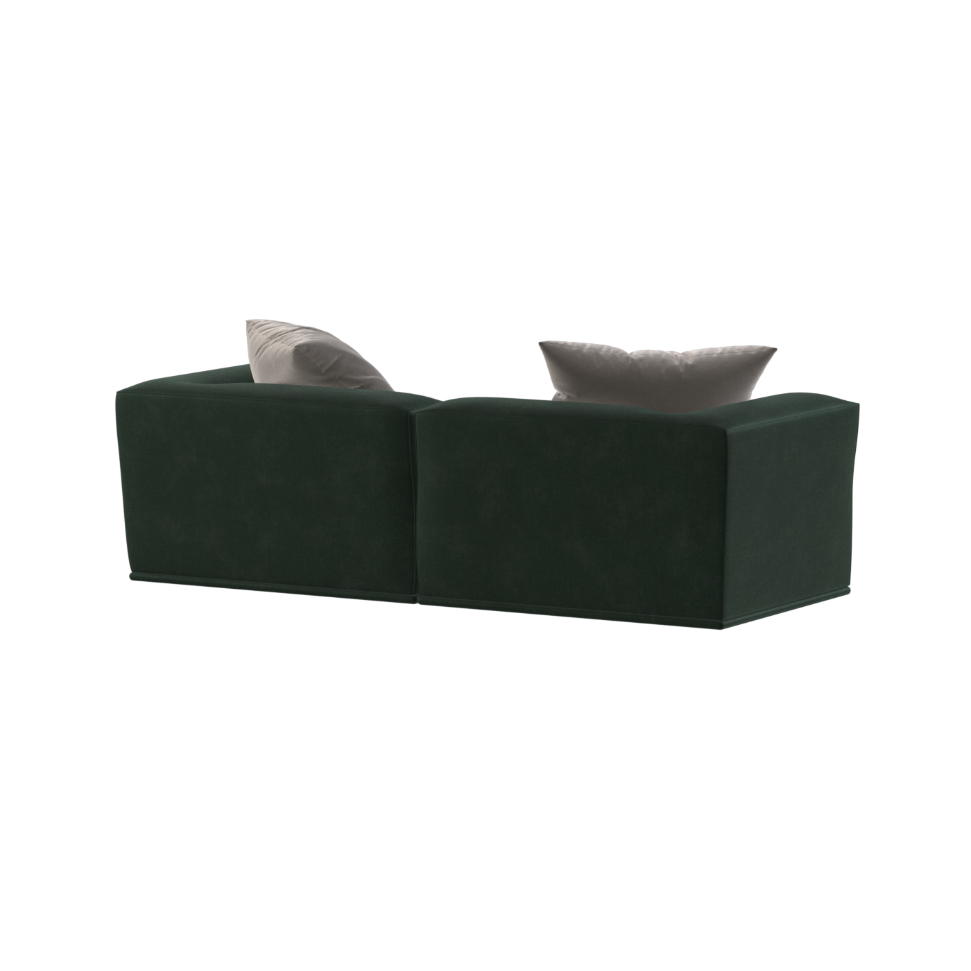 Savile Sofa — Compact Form with Wide Straight Armrests