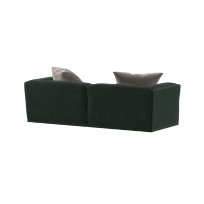 Savile Sofa — Compact Form with Wide Straight Armrests