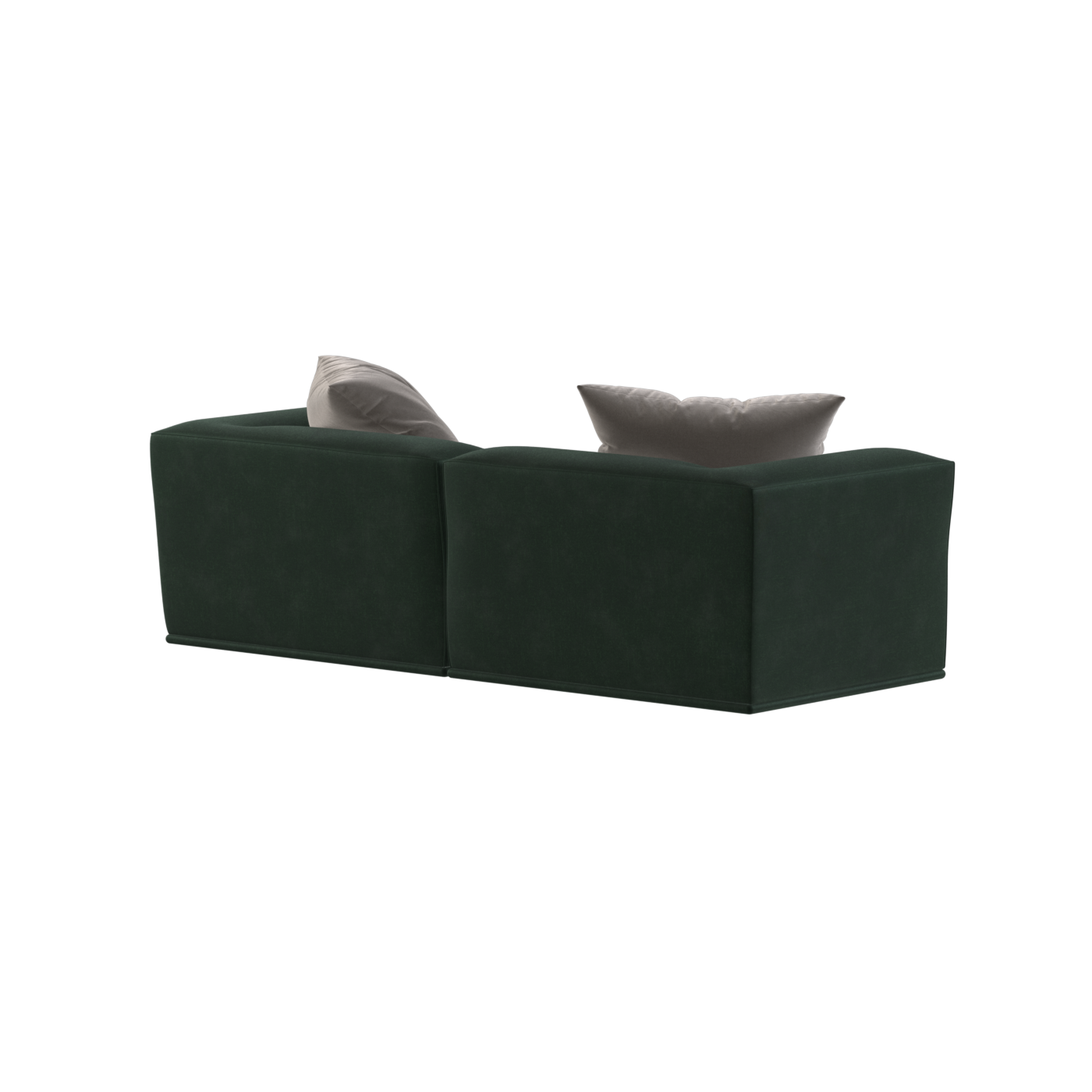 Savile Sofa — Compact Form with Wide Straight Armrests