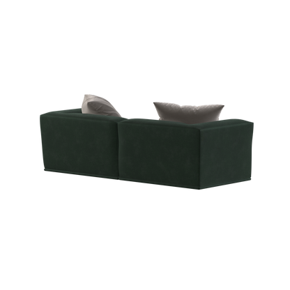 Savile Sofa — Compact Form with Wide Straight Armrests