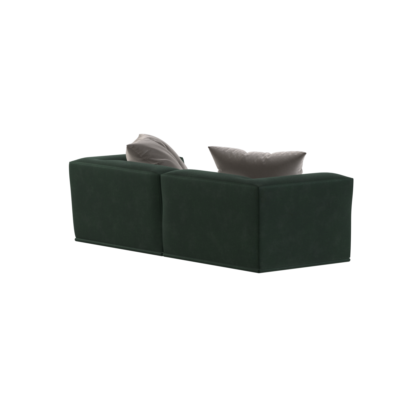 Savile Sofa — Compact Form with Wide Straight Armrests