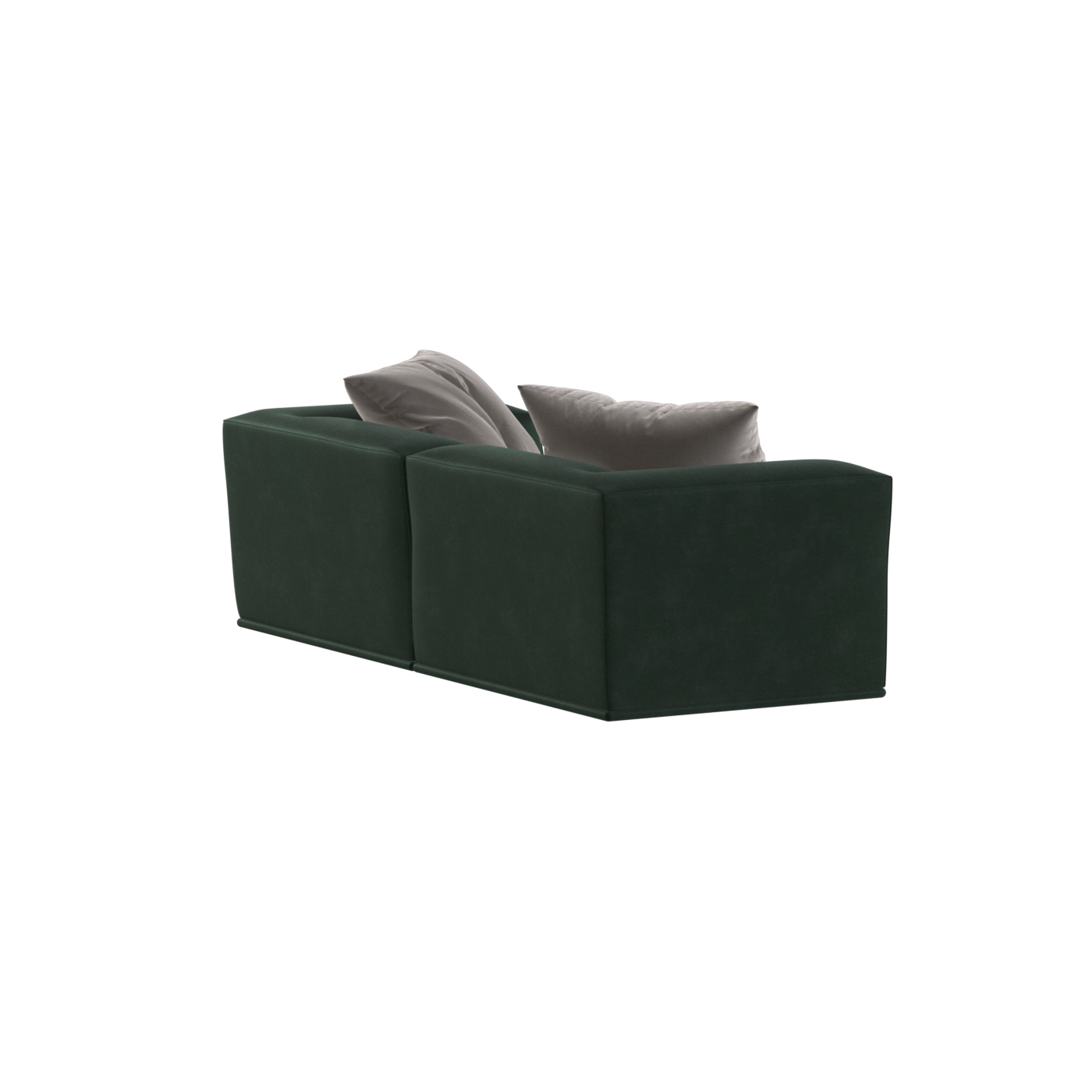 Savile Sofa — Compact Form with Wide Straight Armrests