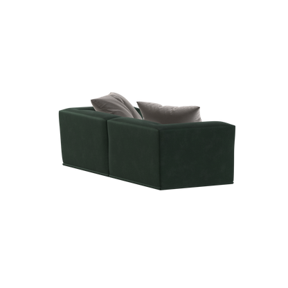 Savile Sofa — Compact Form with Wide Straight Armrests