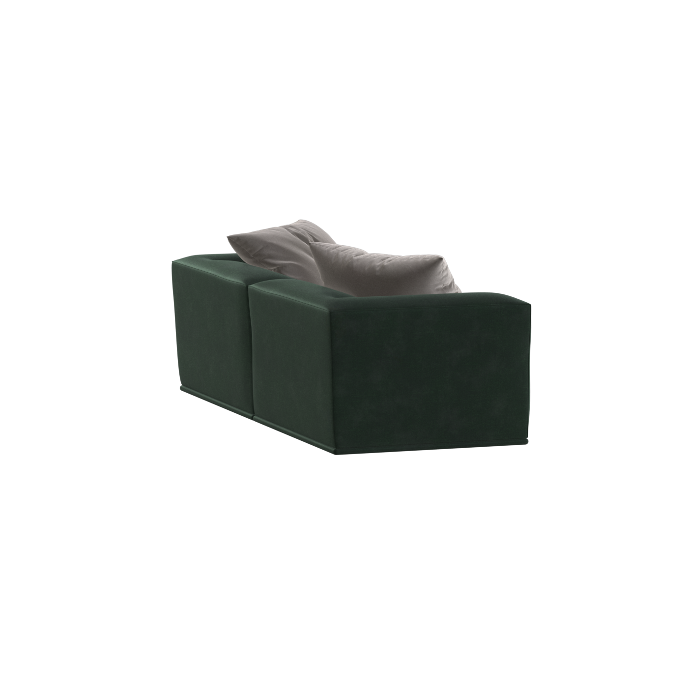Savile Sofa — Compact Form with Wide Straight Armrests