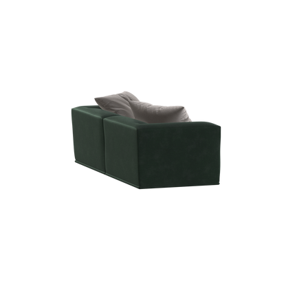 Savile Sofa — Compact Form with Wide Straight Armrests