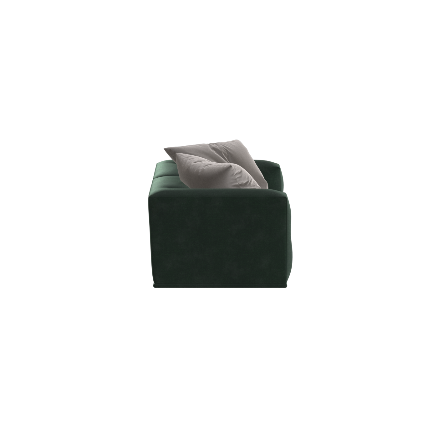 Savile Sofa — Compact Form with Wide Straight Armrests
