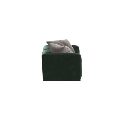Savile Sofa — Compact Form with Wide Straight Armrests