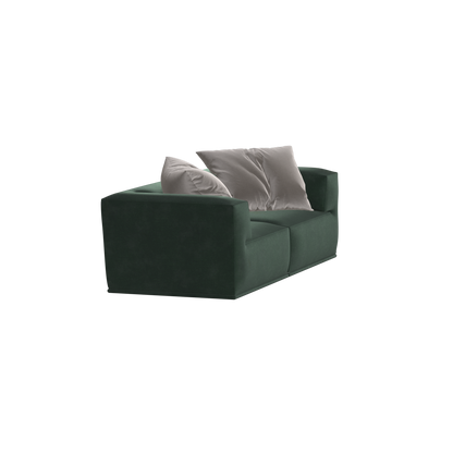 Savile Sofa — Compact Form with Wide Straight Armrests