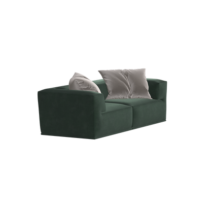 Savile Sofa — Compact Form with Wide Straight Armrests
